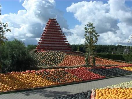 Kevelaer-Twisteden : Niederrheinpark Plantaria, die Kürbisausstellung September 2001